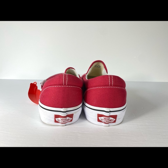 Vans Classic Slip-On Crimson Red Sneakers - Picture 3 of 6